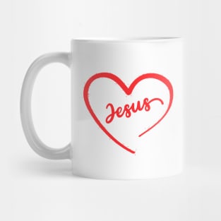 JESUS IN HEART Mug